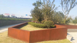 洪泽耐候钢挡土墙
